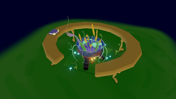 Cauldron Pond 3D Model
