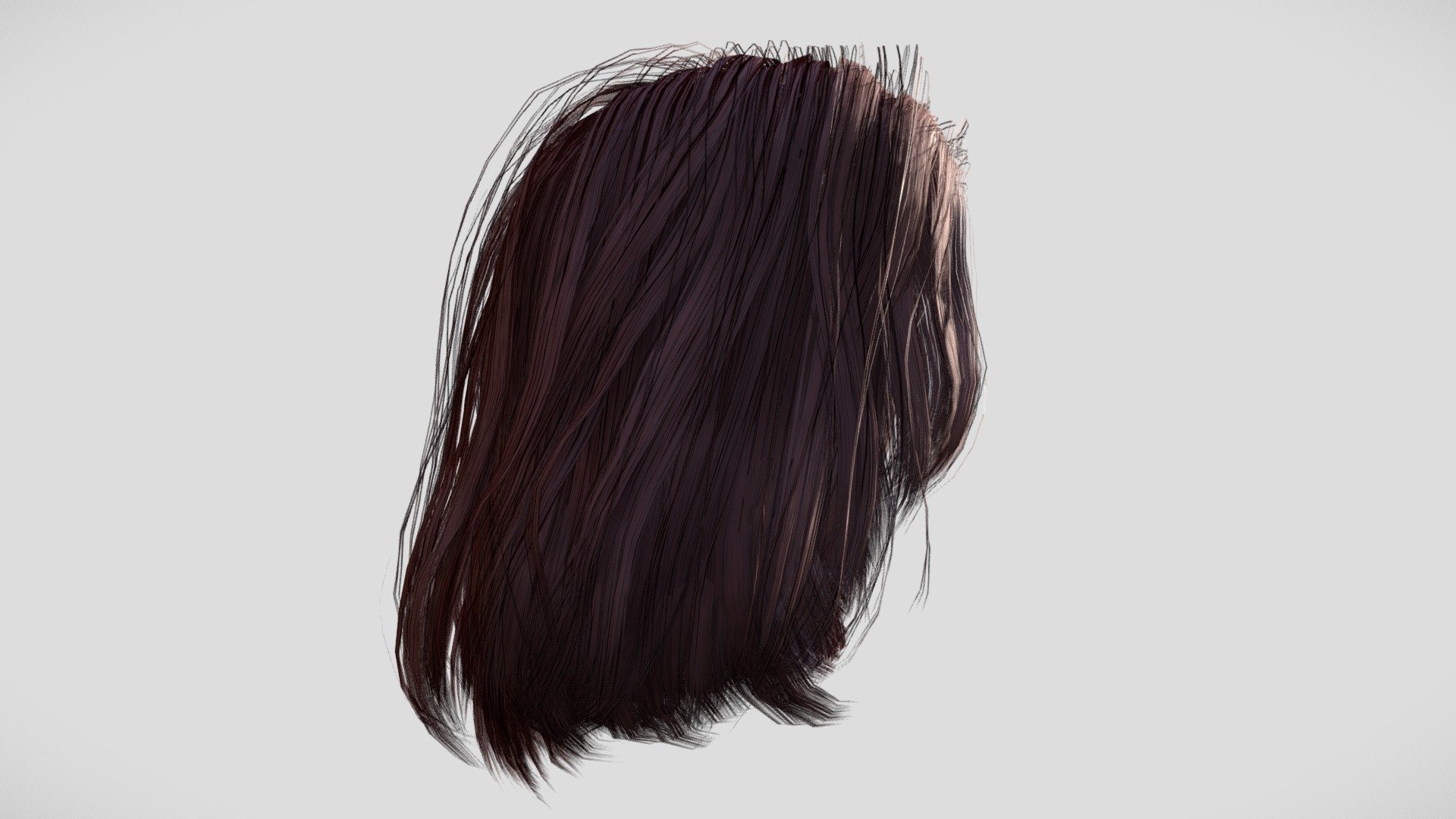 Female Hair - 007 - Buy Royalty Free 3D model by Scanlab Photogrammetry ...