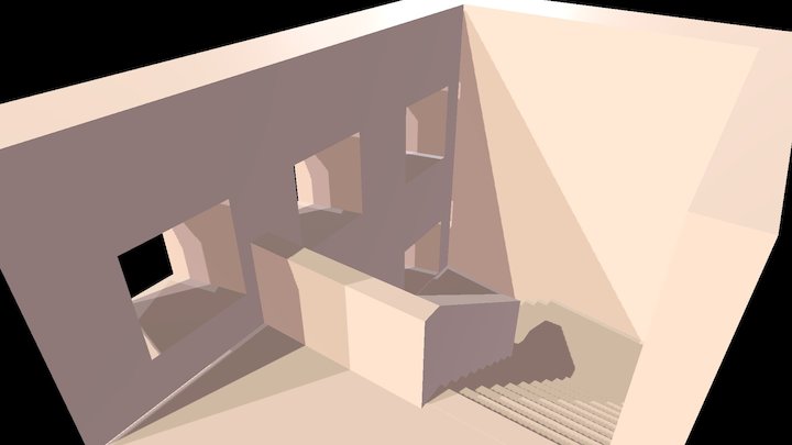 Staircase 2017 08 23 Sktchfb 3D Model