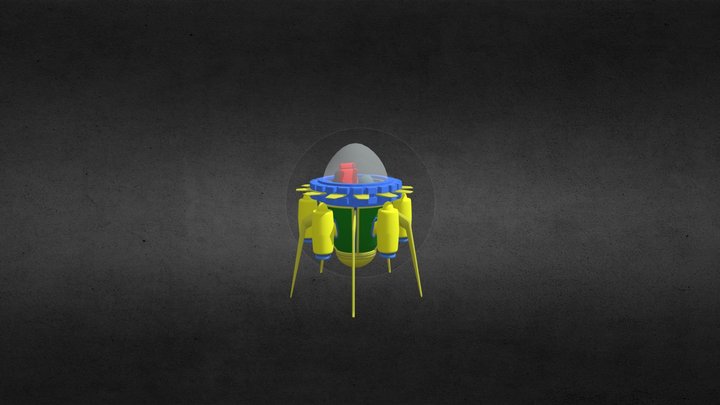 Trunks Time Machine 3D Model