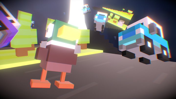 CrossyScapes 3D Model