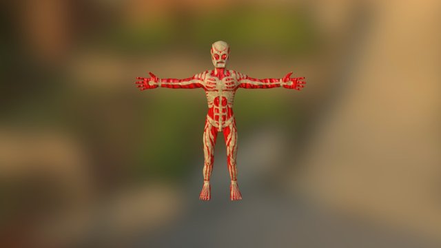 Human Titan 2 3D Model