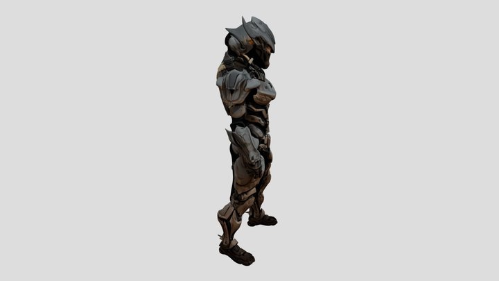 Space Goblin Grey 3D Model