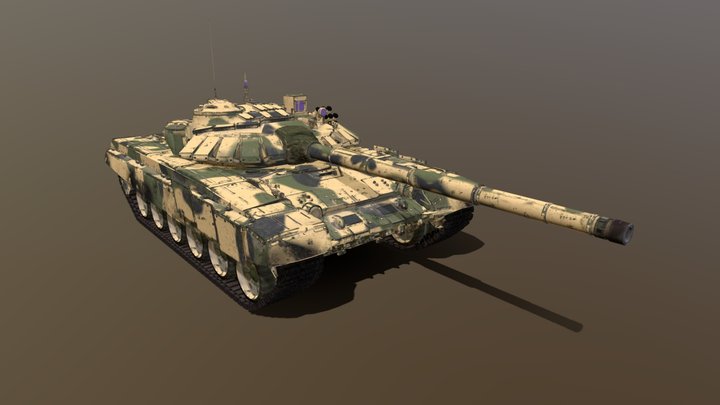 T-72B3 – Modello 3D gratuito STL