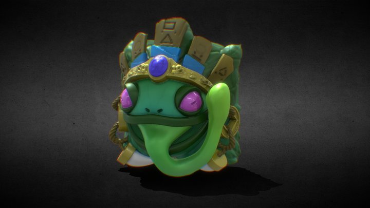 Voodoo Frog - by Bigsby Customs 3D 3D Model