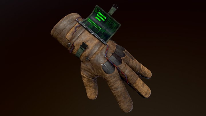Makeshift Tactical Glove 3D Model
