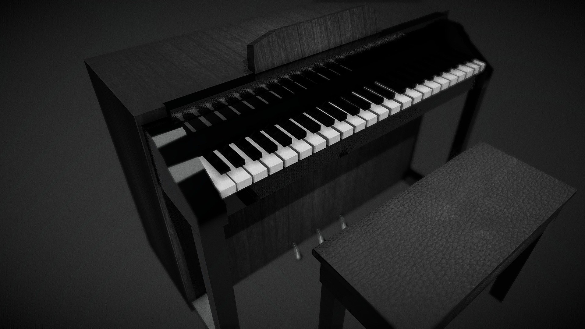 Black Wood Digital Piano
