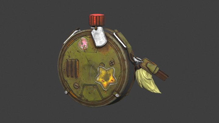 Blood Mod Borderlands Fan Art 3D Model