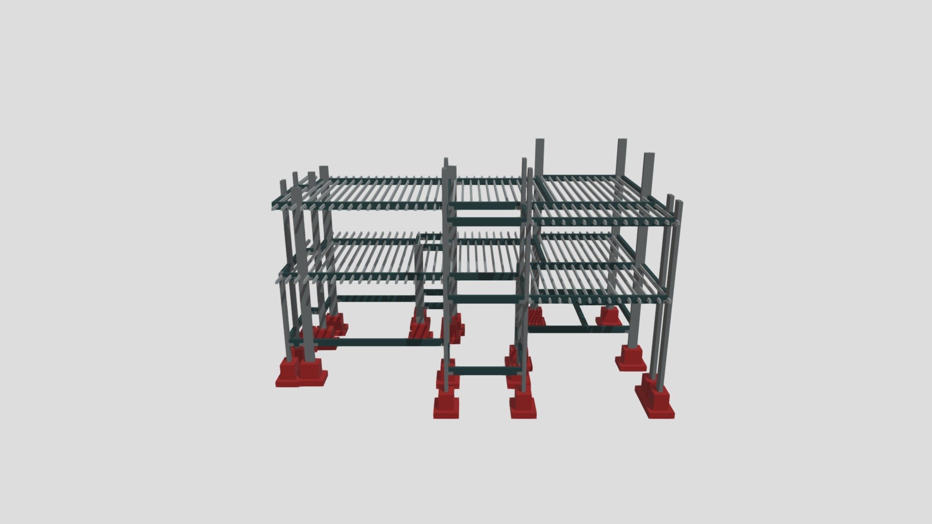 Modelagem Estrutural 3D- Residência  Rone Rubens