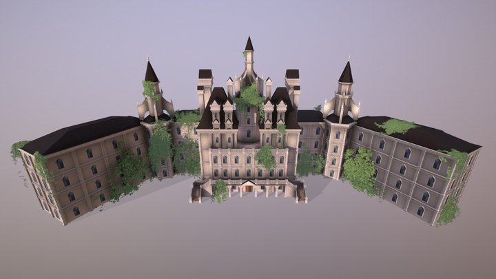 Re:Zero Roswaal Mansion 3D Model