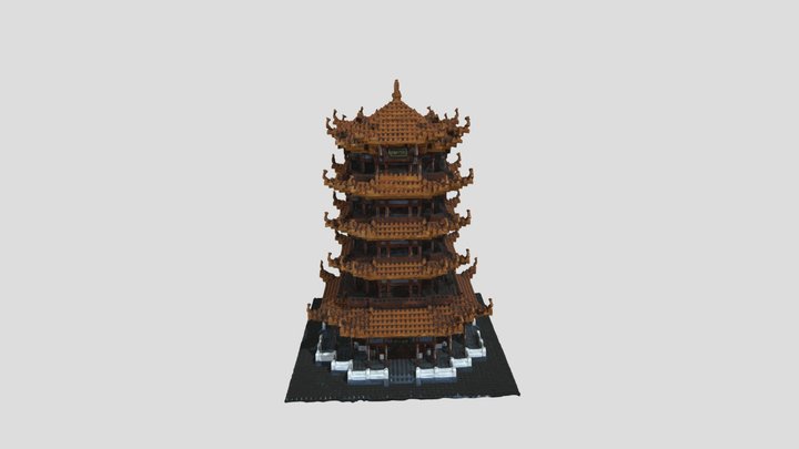 黄鹤楼 3D Model