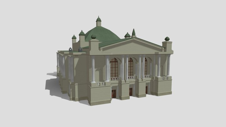 Opera lviv 3D Model