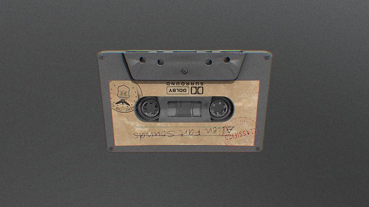 Tape from Area 51 3D Model