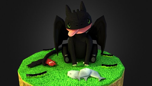 Toothless 3D Model