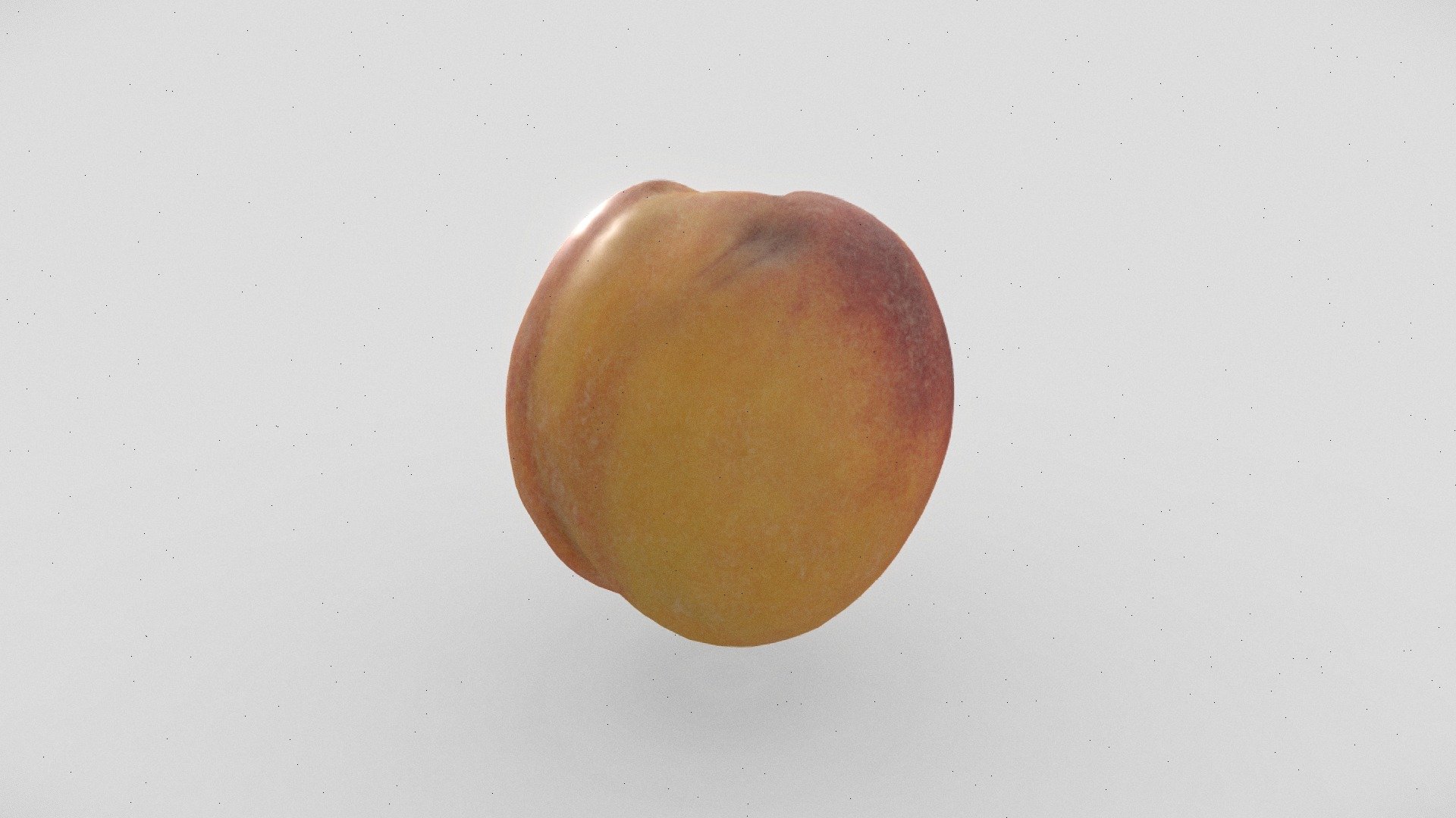 Peach model high quality - 3D model by CGF3dscan.com [0ff4000] - Sketchfab