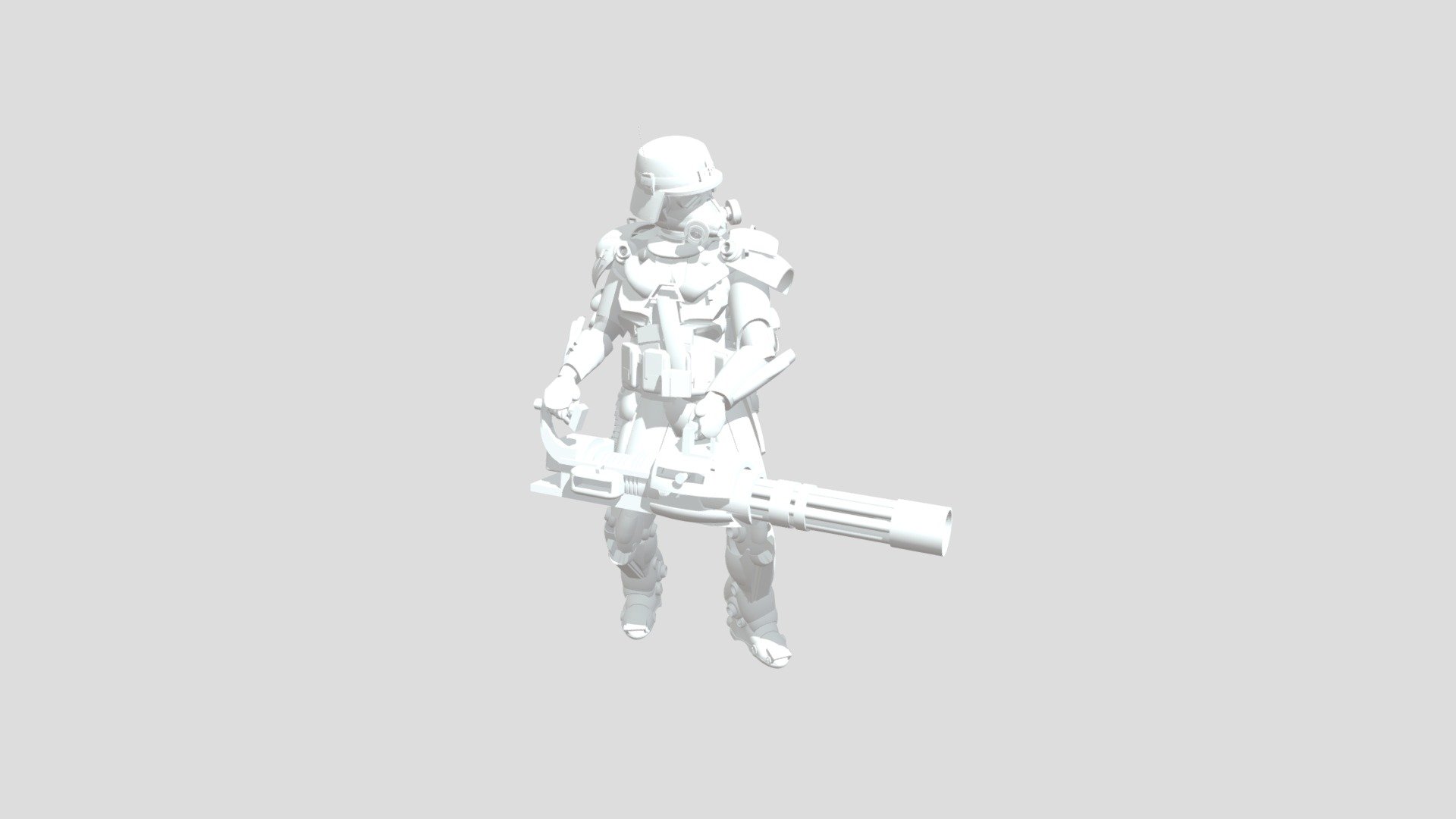 Heavy Soldier Omega white