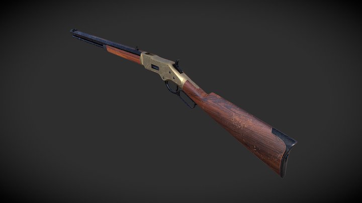 Winchester 1886 3D Model