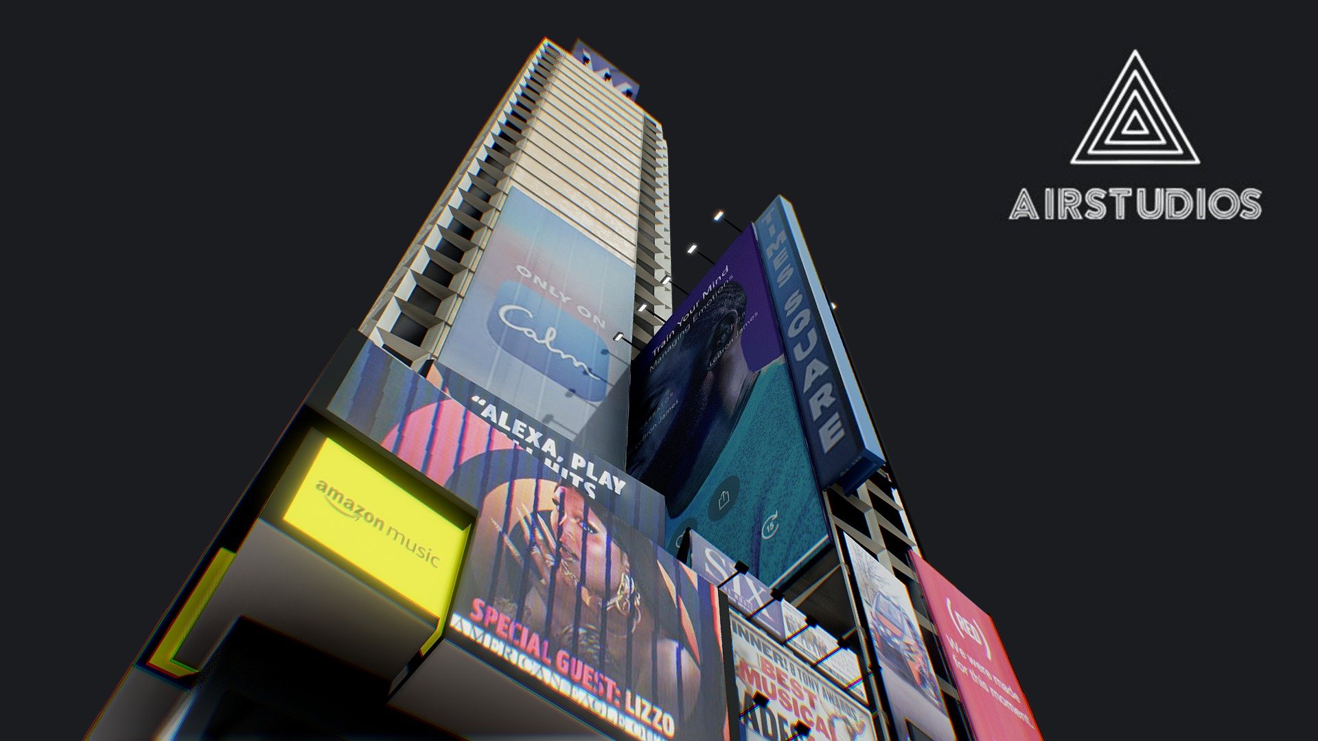 Times Square Building - 3D model by AirStudios