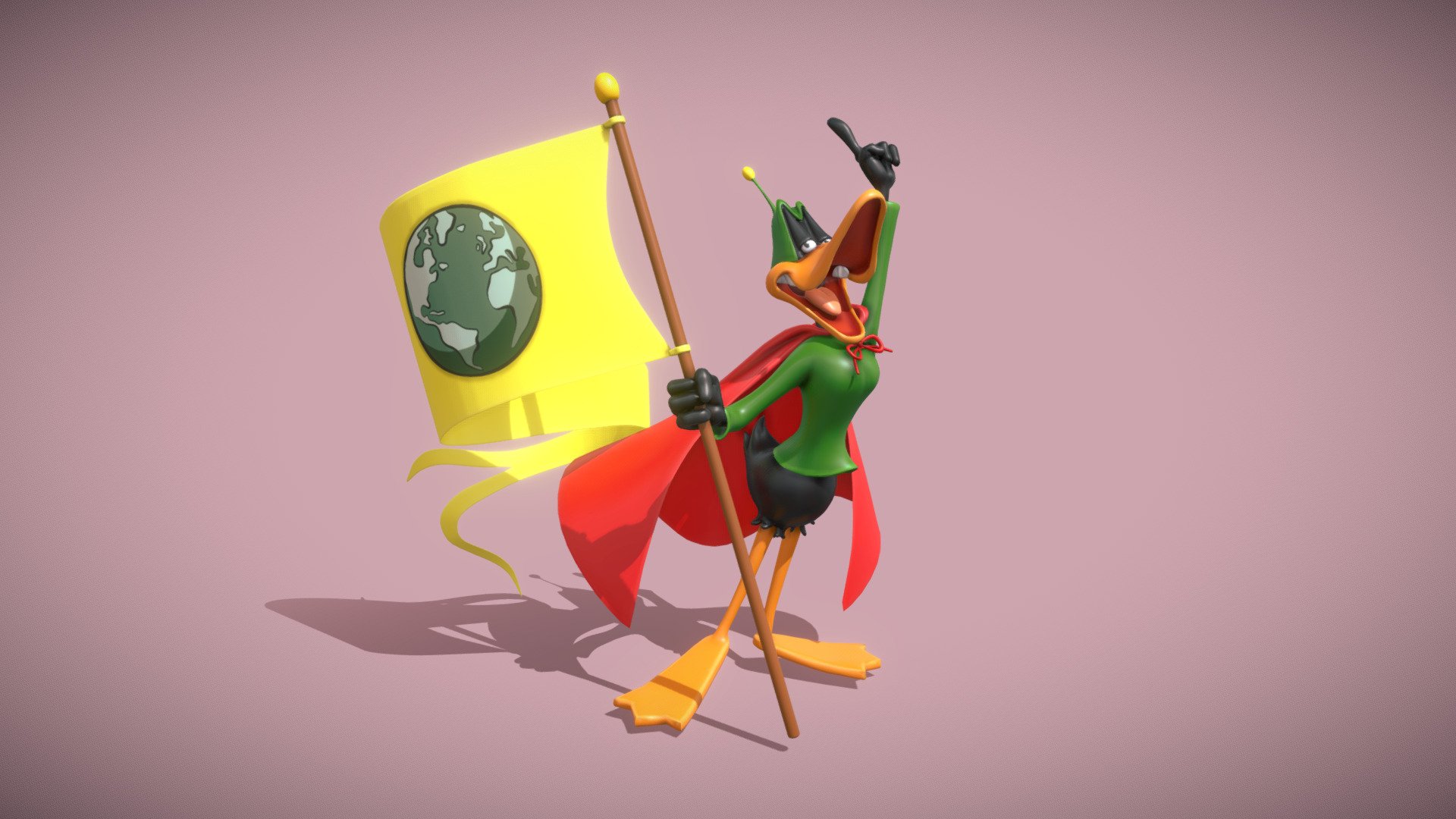 Duck Dodger - 3D model by Nicolas Bellemare (@nicolas284) [0ff8c17