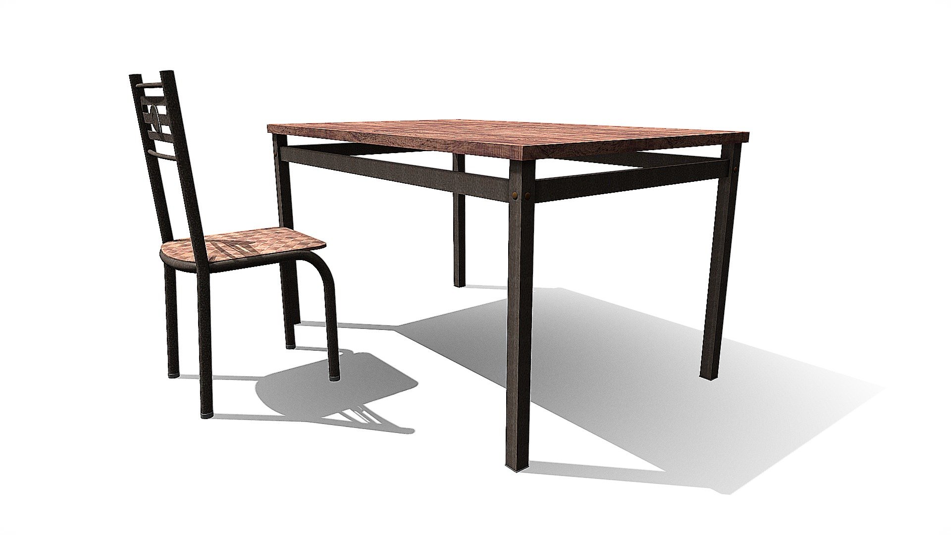 mesa e cadeira roma