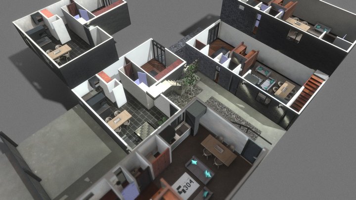 Living304 3D Model