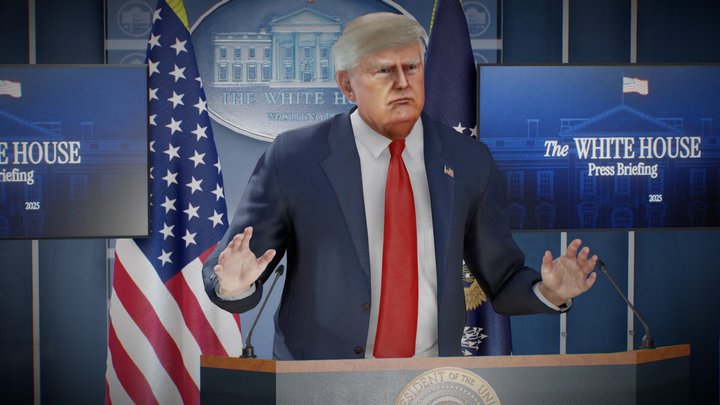 Donald Trump 3D Model