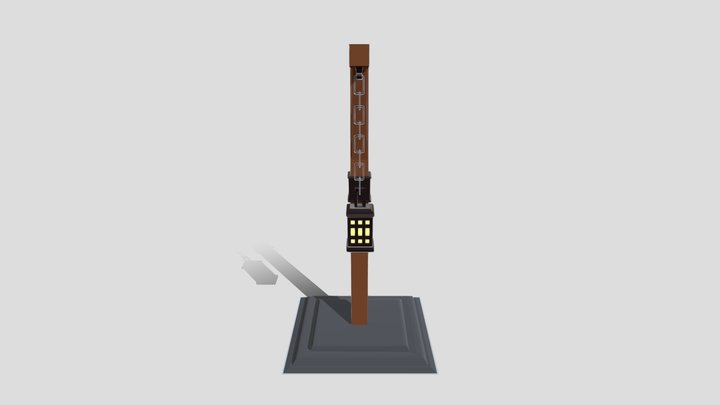 Old Lamppost 3D Model