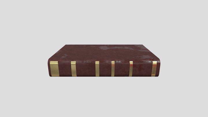Old Book 3D Model