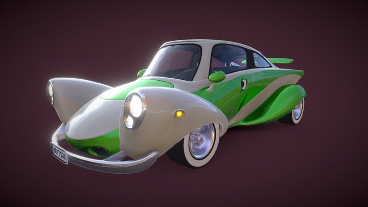 Fantasy Car 3D Model