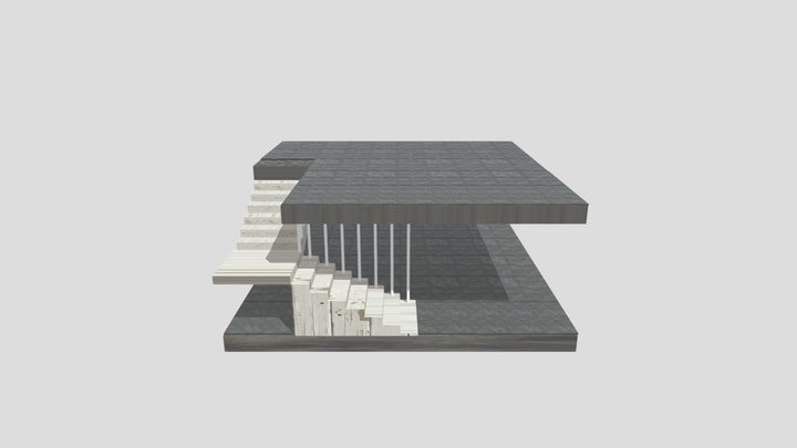 Room LowPoly Simple 3D Model
