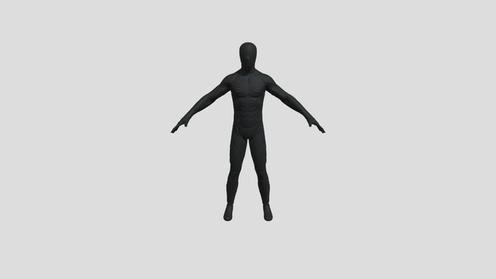 MSM2 Black Suit 3D Model