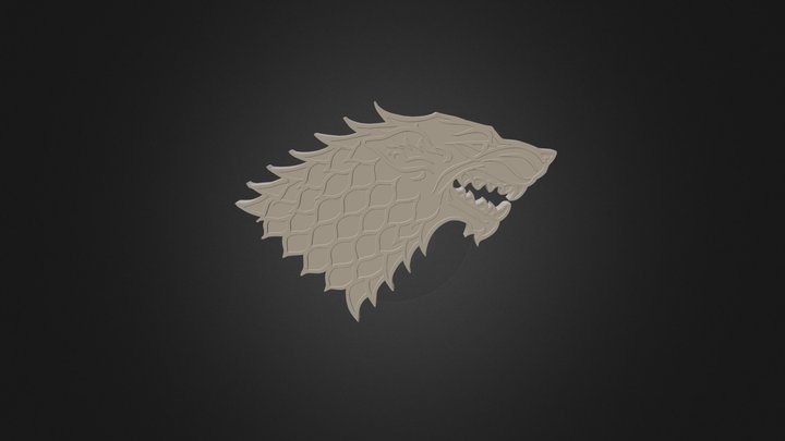 Dire wolf 3D Model