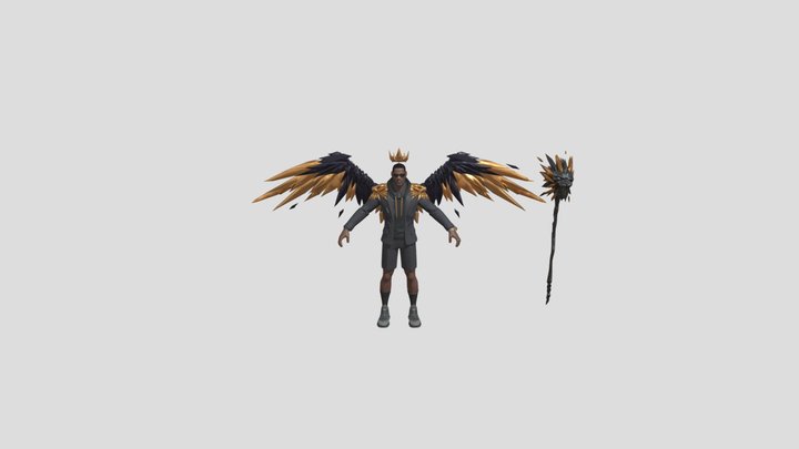 KING LEBRON JAMES. 3D Model