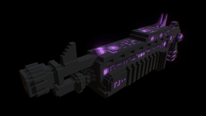 Space Treader Spaz-12 - Reality Gun 2 3D Model