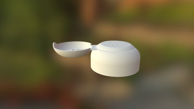 Pioneer Herbal Powder Bottle Cap for 100g 3D Model
