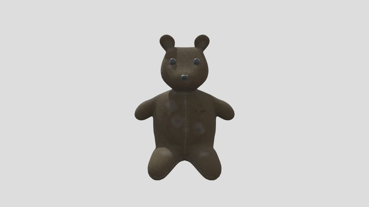 Worn Out Teddy Bear 3D Model