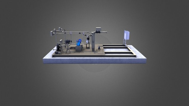 Vapor Recovery Unit (VRU) 3D Model