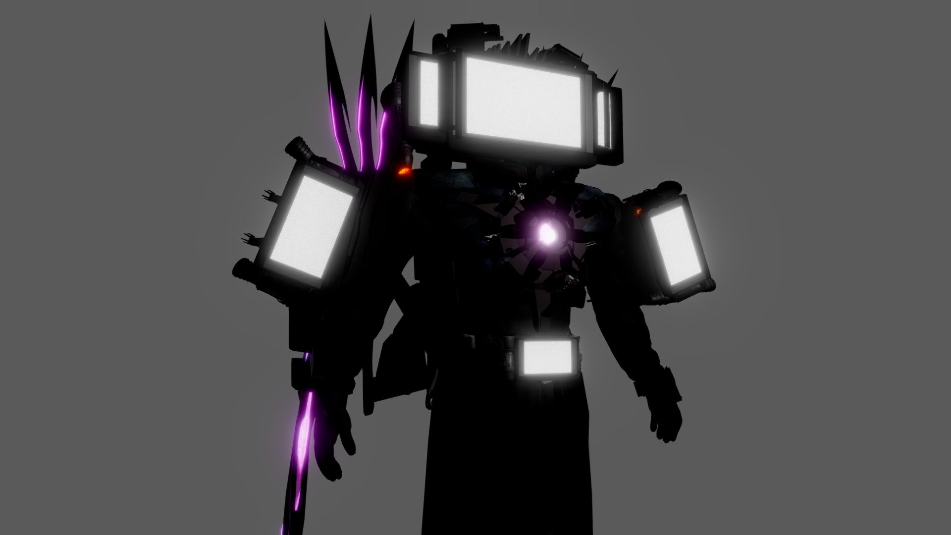 upgraded titan tv man animated - 3D model by Make Joke Horror Official  (@MakeJokeHorror) [10019b0]