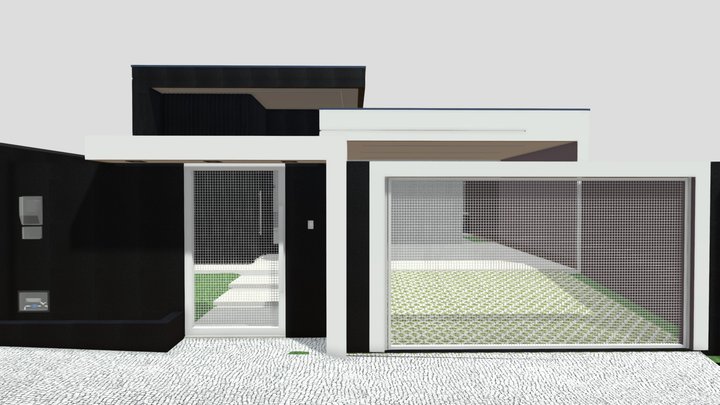 Gisele e Cristiano - Arquitetura 3D Model