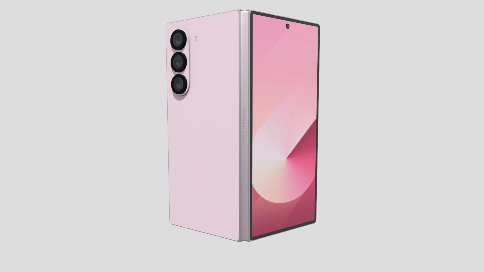 Samsung Galaxy Z Fold 6 Pink - 3D model by JNO_Models (@Jamlnid