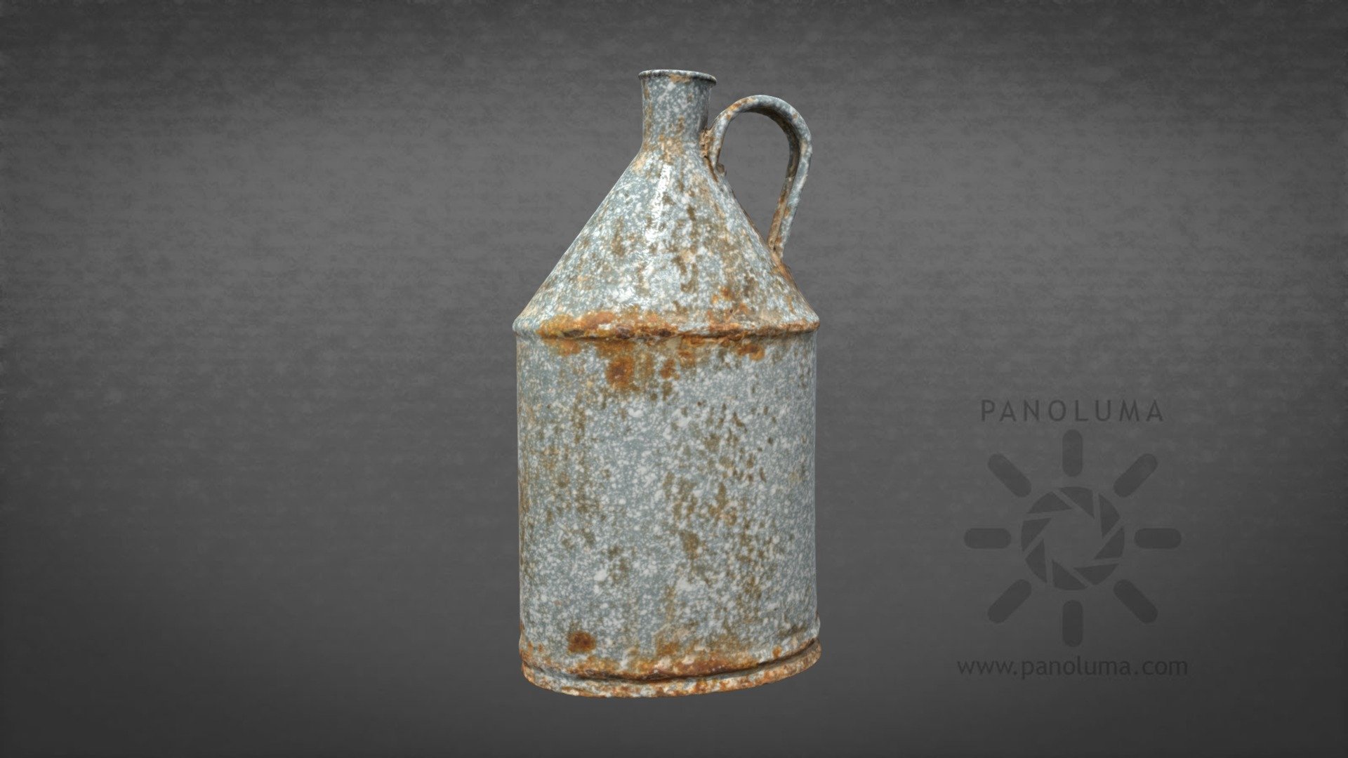 Antique Enameled Bottle / Flask