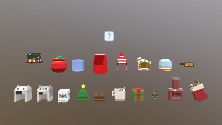 Frozen Solid Mystery Box Item Preview 3D Model