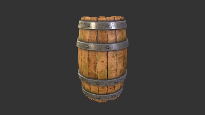 Barrel 3D Model