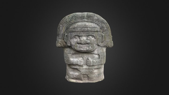 The copy of Aztec idol #1 3D Model
