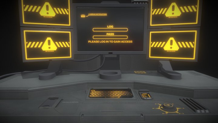 CCTV Console 3D Model