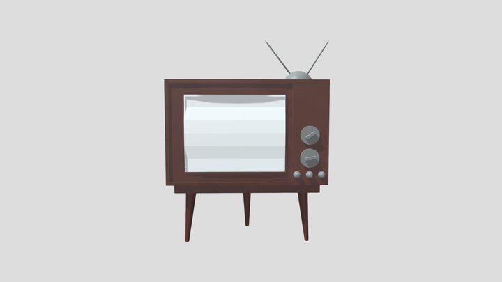 Retro Tv 3D Model