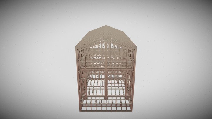 Barnhouse 10x6 new 3D Model