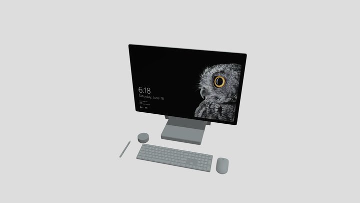 Surface Studio 3D Model