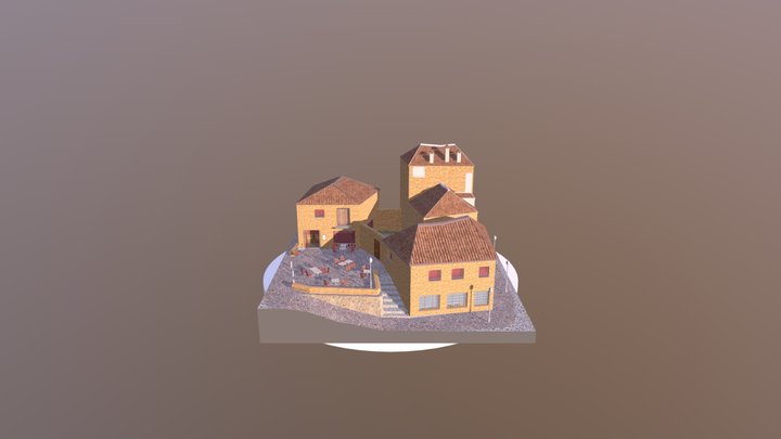 Cityscene - Toledo, spain 3D Model