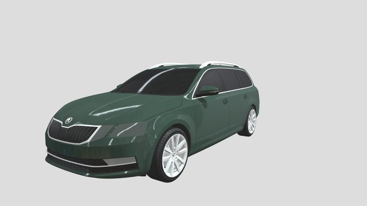 2017 Skoda Octavia Combi – Kostenloses 3D-Modell STL